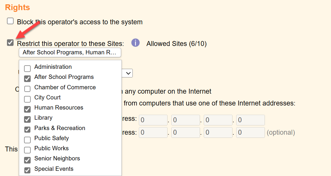 Image of Site Selection